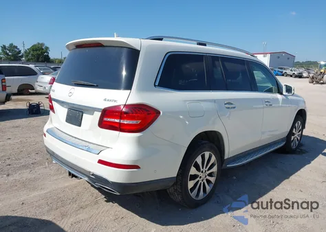 2017 Mercedes-Benz Gls 450 4Matic z USA, uszkodzony, nr VIN 4JGDF6EE1HA784763